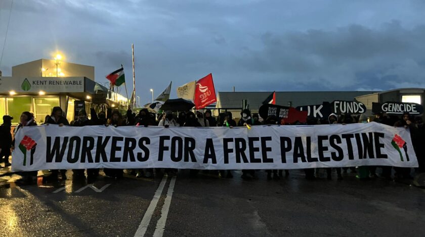 Support the appeal from the Palestinian trade unions: stop the Israeli war machine