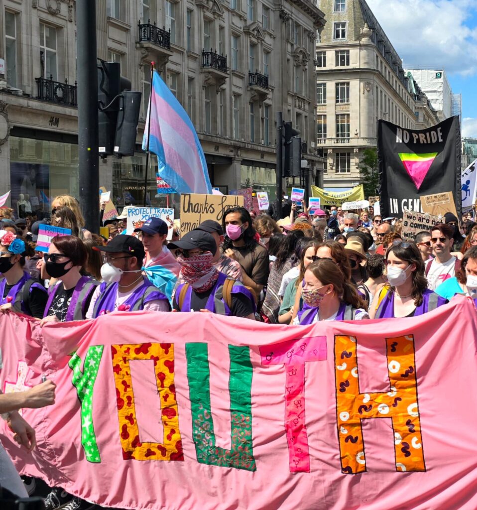 Photo taken at London Trans+ Pride